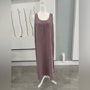 Chic Sleeveless Purple Maxi Dress